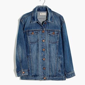 Oversized Jean Jacket in Wortham Wash